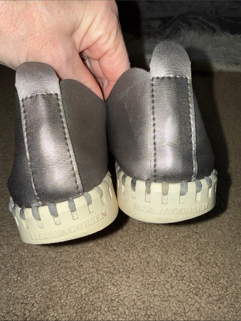 Ilse Jacobsen Tulip Laser-Cut Slip-On Flats 38 - Picture 6 of 10